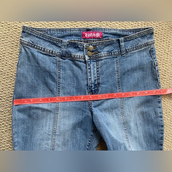 Zana Di Y2K Vintage Flare bootcut Jeans Sz 11 - Picture 9 of 10